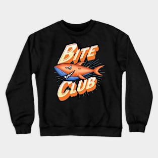 baby shark grown Shark Bite Club Crewneck Sweatshirt